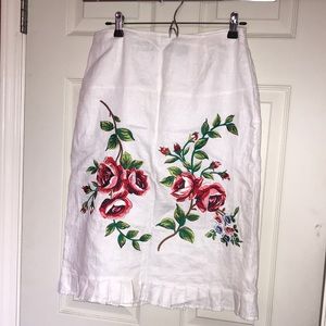 Irish linen skirt